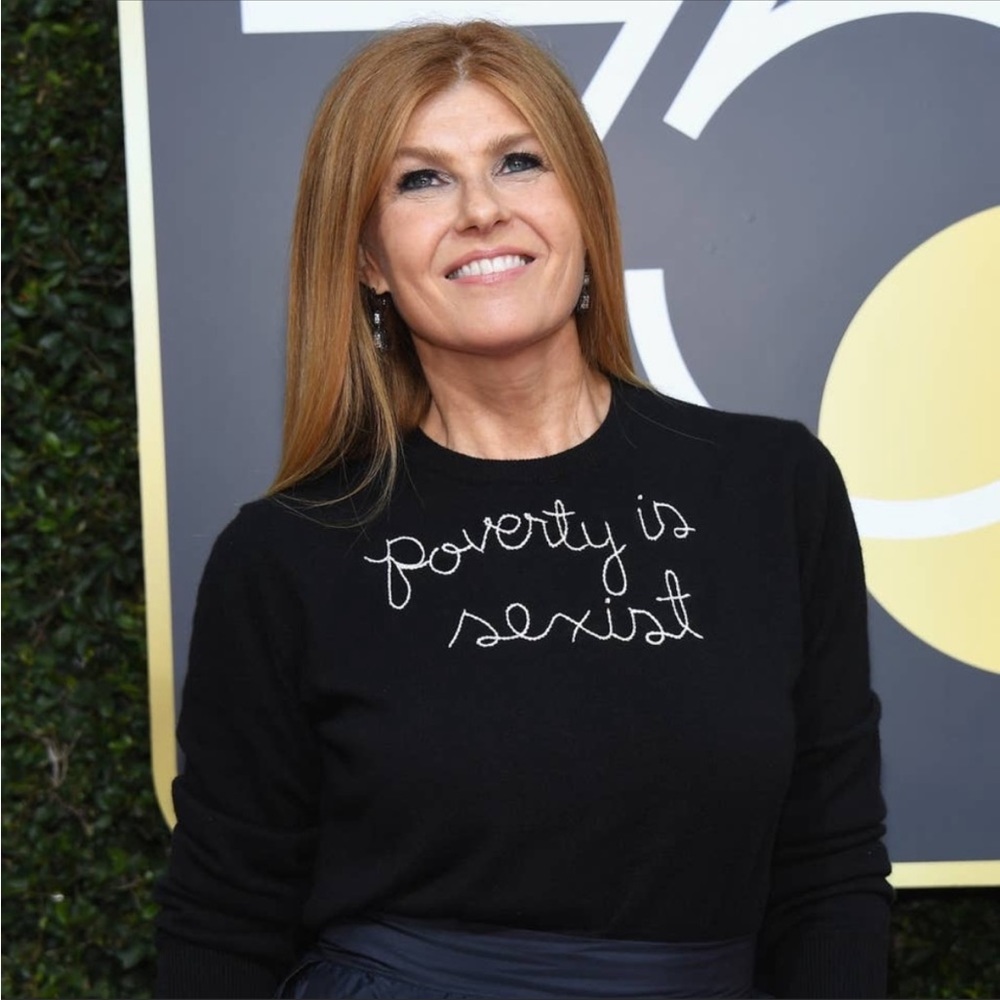 Lingua Franca Poverty is Sexist Cashmere Sweater